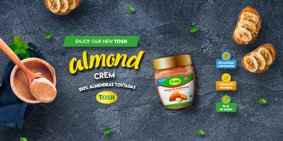 Enjoy our new TOSH Almond Cream