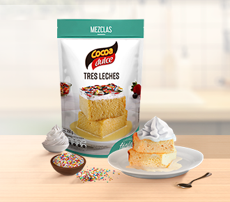 Everyone’s favorite is now easier! New Tres Leches premix powder.